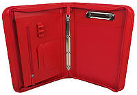 Деловая папка для документов из кожи Portfolio Красный (Port1021 red) DL, код: 7673494