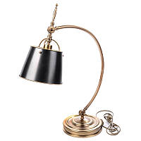 Настольная лампа лофт Brille 60W BL-203 Латунь SK, код: 7271354