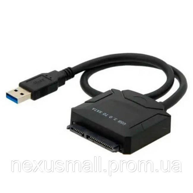 Переходник на жесткий диск USB 3.0 - SATA 2.5 3.5 HDD SSD до 5Гбит с с БП NX, код: 8201187 - фото 1 - id-p2163204817