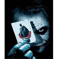 Картина по номерам Strateg Премиум Джокер с картой размером 40х50 см (HH071) BM, код: 8118626