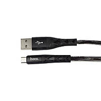Кабель Hoco U105 USB Micro USB 2.4А 1.2 m Черный PZ, код: 7676229