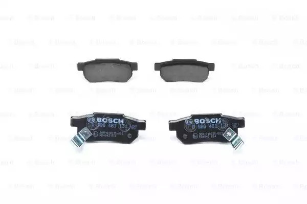 Колодка гальм. диск. HONDA ACCORD, CIVIC задн. , BOSCH (0986461131)