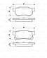 Колодка гальм. диск. HONDA ACCORD, CIVIC задн. , BOSCH (0986461131), фото 8