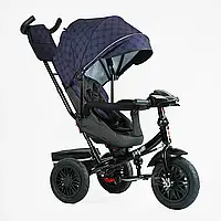 Велосипед трехколесный детский с родительской ручкой Best Trike Perfetto 8066/ 511-36 надувные колеса)