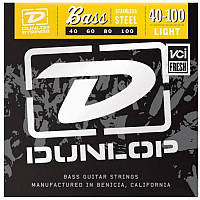 Струны для бас-гитары Dunlop DBS40100 Stainless Steel Bass Light Strings 40 100 IN, код: 6555833