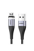 Кабель магнитный Ugreen Magnetic USB Cable USB TYPE C 1 м Черный BM, код: 7814232