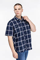 Рубашка с узором мужская Jean Piere JP8426-B 6XL Синий (2000989743064) GB, код: 8126238