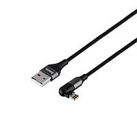 Кабель USB Hoco U100 Orbit USB - Lightning Черный NX, код: 7509128