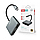 USB HUB XO HUB001 4 IN 1 Type-С to HDMI / VGA / USB3.0 / PD charging Silver, фото 3