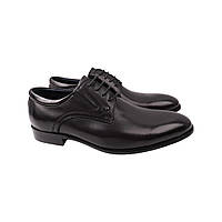Туфлі чоловічі Brooman Чорні натуральна шкіра 830-20 21DT 40 XN, код: 7364135