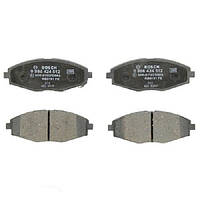 Тормозные колодки Bosch дисковые передние CHEVROLET DAEWOO Lanos Matiz F 0.8-1.5 0986424512 KV, код: 6723383