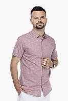 Рубашка однотонная мужская Stendo 235044 XL Бордовый (2000989740360) z113-2024