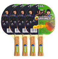 Набір для настільного тенісу Stiga Contact 4 ракетки (9795) NX, код: 1681349