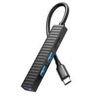 USB HUB XO HUB014A 4in1 Multifunctional Docking Station (Micro to USB3.0+USB2.0 * 2+TF) Black