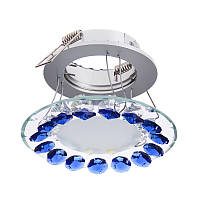 Декоративный точечный светильник Brille 20W HDL-G133 Синий 162306 GR, код: 7274664