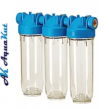 AquaKut Фільтр колба ТРІО 3Р 3/4