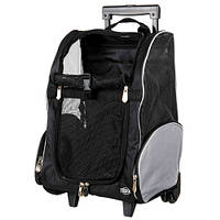 Сумка-рюкзак для маленьких животных Trixie T-Bag Trolley на колёсах до 8 кг Черный BM, код: 2644428