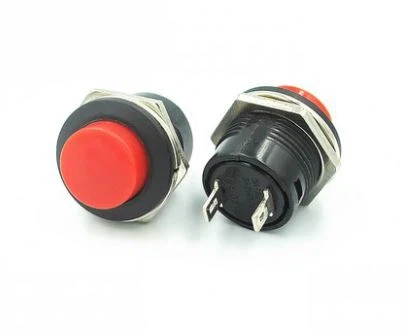 Кнопка без фіксації R13-507 16MM 2pin