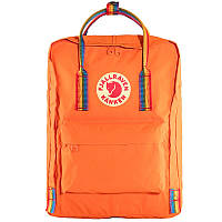 Рюкзак Fjallraven Kanken Rainbow Burnt Orange Rainbow Pattern (1004-23620.212-907) ET, код: 6588713