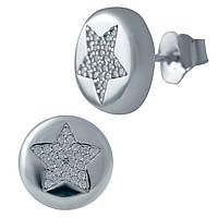 Срібні сережки SilverBreeze без каменів (2031246) DH, код: 1744751