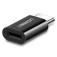 Переходник-адаптер Ugreen microUSB к USB Type-C US157 Черный QT, код: 7408652