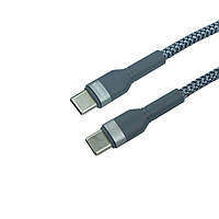 Кабель USB Remax RC-172 Type C to Type C 100W PD Стальной NX, код: 7633053