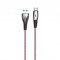 Кабель Celebrat CB-12 m USB - Micro USB 3А 1 m Красный NX, код: 7676203