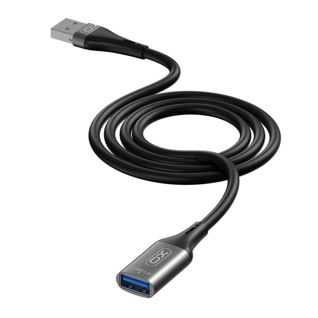 USB Подовжувач XO NB220 3.0 USB to USB data cable 2m Black