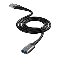 USB Удлинитель XO NB220 3.0 USB to USB data cable 2m Black