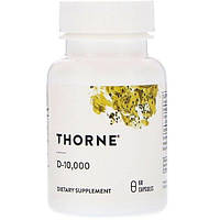 Витамин D Thorne Research D-10,000 60 Caps UP, код: 7519321