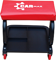Кресло для мастерской с органайзером на колесах CARMAX 24465 130 кг 38 см