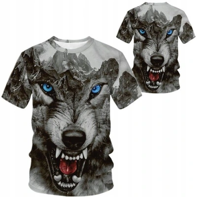 Мужская футболка 3D ПЕЙЗАЖ С ВОЛКОМ 3XL (ID#2163665745), цена: 150 ...