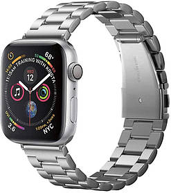 Металевий ремінець Spigen Modern Fit для Apple Watch (42/44/45/49 MM) Silver (062MP25404)