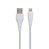 Кабель USB Borofone BX18 USB - Lightning 2 м. Белый NB, код: 7736129