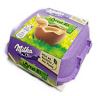Шоколадні яйця з горіховим кремом Milka Loffel Ei Haselnusse (4x34г) 136г Швейцарія