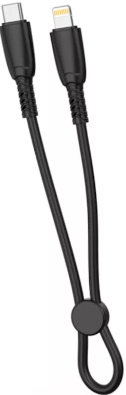 Кабель XO NB-Q248A Suluo Series Portable Silicone Type-c to Lightning 27W 0.25m Black