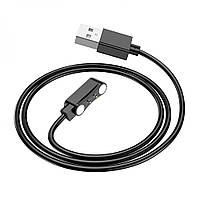 Магнитный USB кабель Hoco Y15 Smart Watch 60 12 60 mm Black BM, код: 8322350