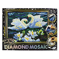 Алмазная живопись DIAMOND MOSAIC Лебеди MiC (DM-03-01,02,03,04,05...10) GG, код: 7927438