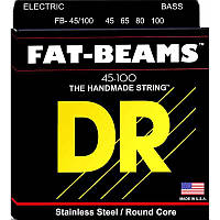 Струны для бас-гитары DR FB-45 100 Fat Beams Medium Light Bass 4-Strings 45 100 IN, код: 6556011