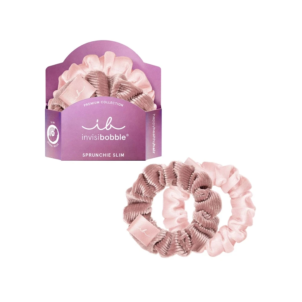 Резинка для волосся InvisiBobble Sprunchie Premium La Vie En Rose 2 шт, фото 1