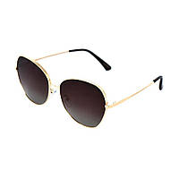 Солнцезащитные очки LuckyLOOK 578-600 Фэшн-классика One Size Коричневый+ Серый IN, код: 6885771