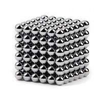 Неокуб RIAS 216 шариков 5мм в металлическом боксе Silver (3_01078) XN, код: 7809078