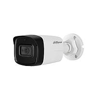 HDCVI видеокамера 8 Мп Dahua DH-HAC-HFW1800TLP-A (2.8 мм) со встроенным микрофоном для систем NX, код: 6761196