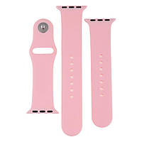 Ремешок Band Silicone Two-Piece для Apple Watch 38 Apple Watch 40mm Light pink DH, код: 7444072
