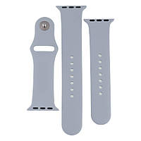 Ремешок Band Silicone Two-Piece для Apple Watch 38 Apple Watch 40mm Mist blue DH, код: 7444082