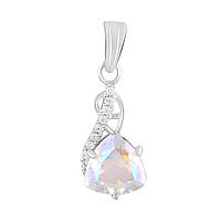 Серебряная подвеска SilverBreeze с мистик топазом 2.22ct (2124726) ET, код: 8025830