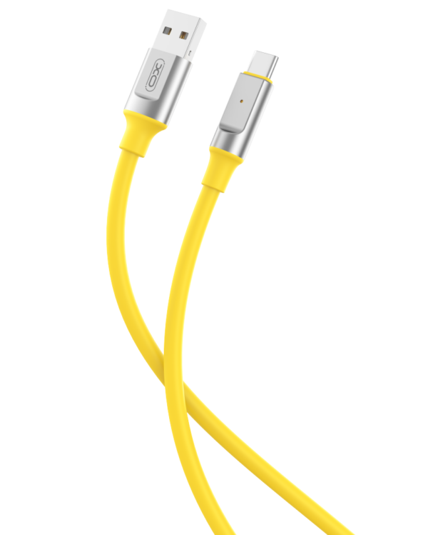 Кабель XO Type-C NB251 Liquid Silicone Rubber 6A 1m Yellow