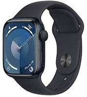 Смарт часы Apple Watch S9 45mm Midnight Alum Case with Midnight Sp/b - M/L (6914999) z116-2024
