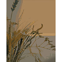 Картина по номерам Strateg Премиум Утренние сухоцветы размером 40х50 см (DY383) IN, код: 8119220