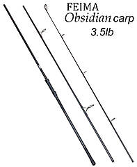 Карпове вудлище 3.9 м 3.5 lb Obsidian Carp Feima